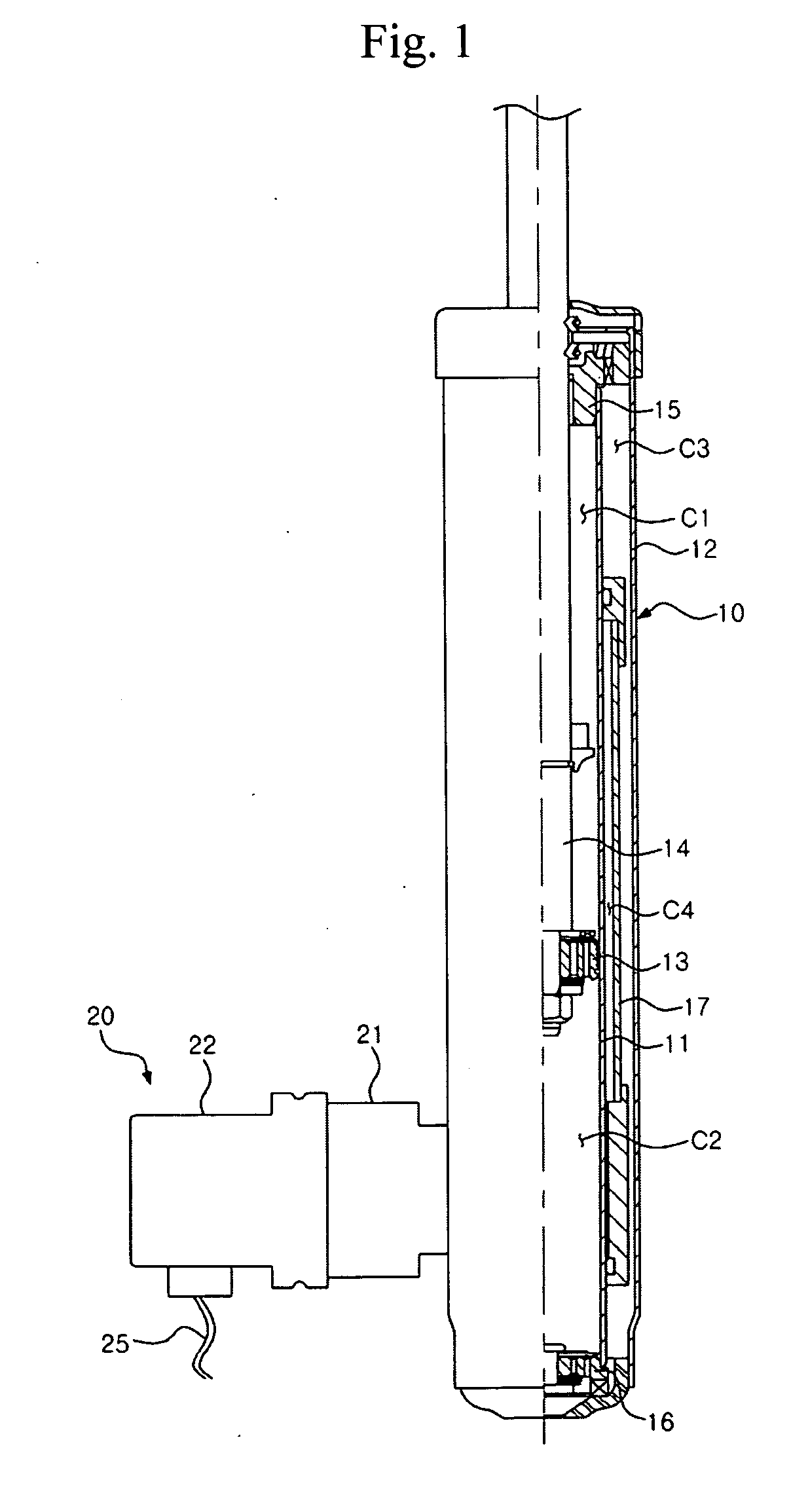 Solenoid valve assembly of variable damping force damper and method of assembling the same
