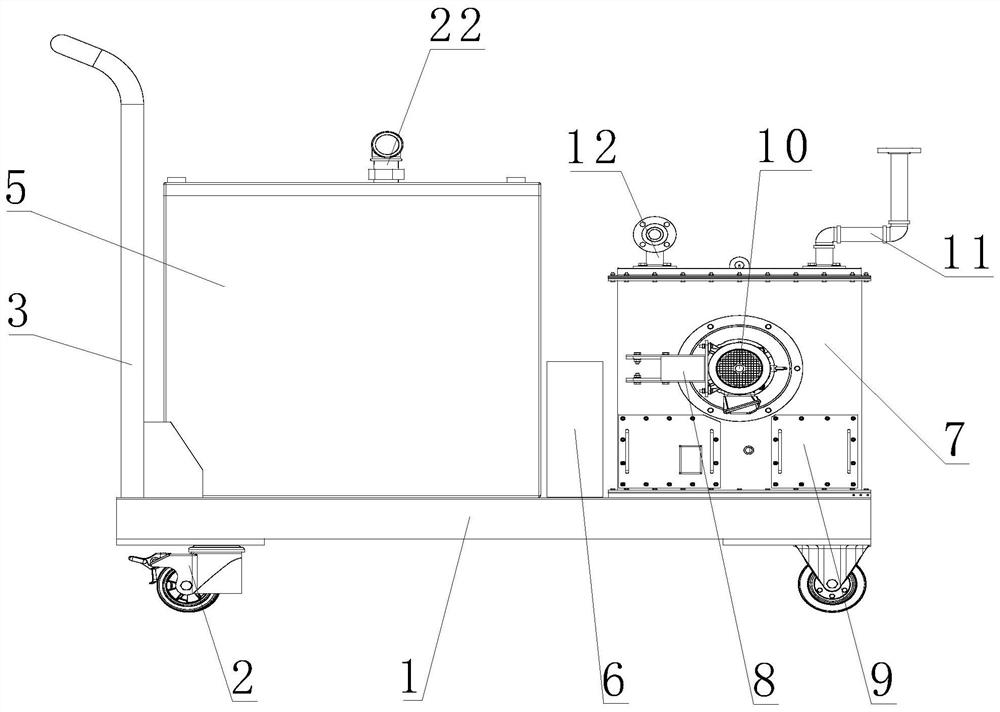 An instrument integrating gas sampling and cleanliness detection