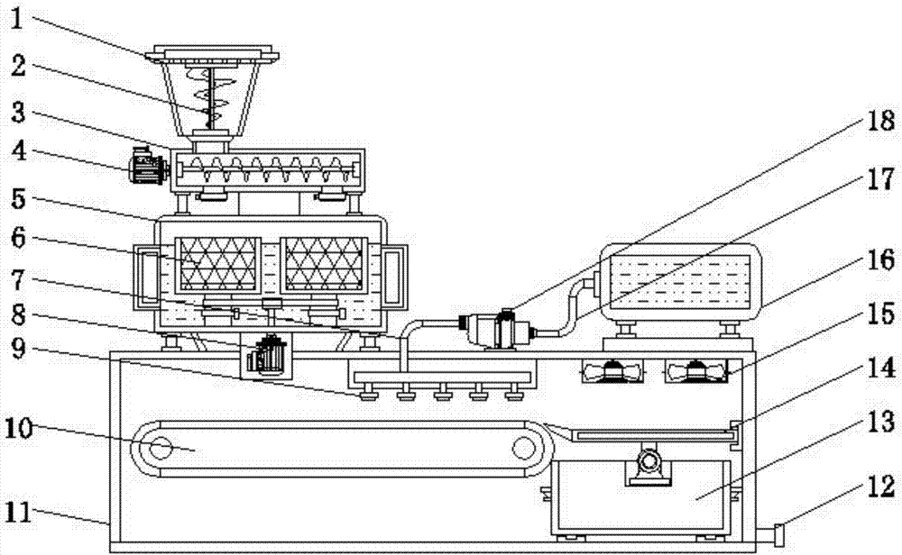 Agaric immersion-cleaning, deodorizing and processing equipment special for anti-cancer health-care food materials