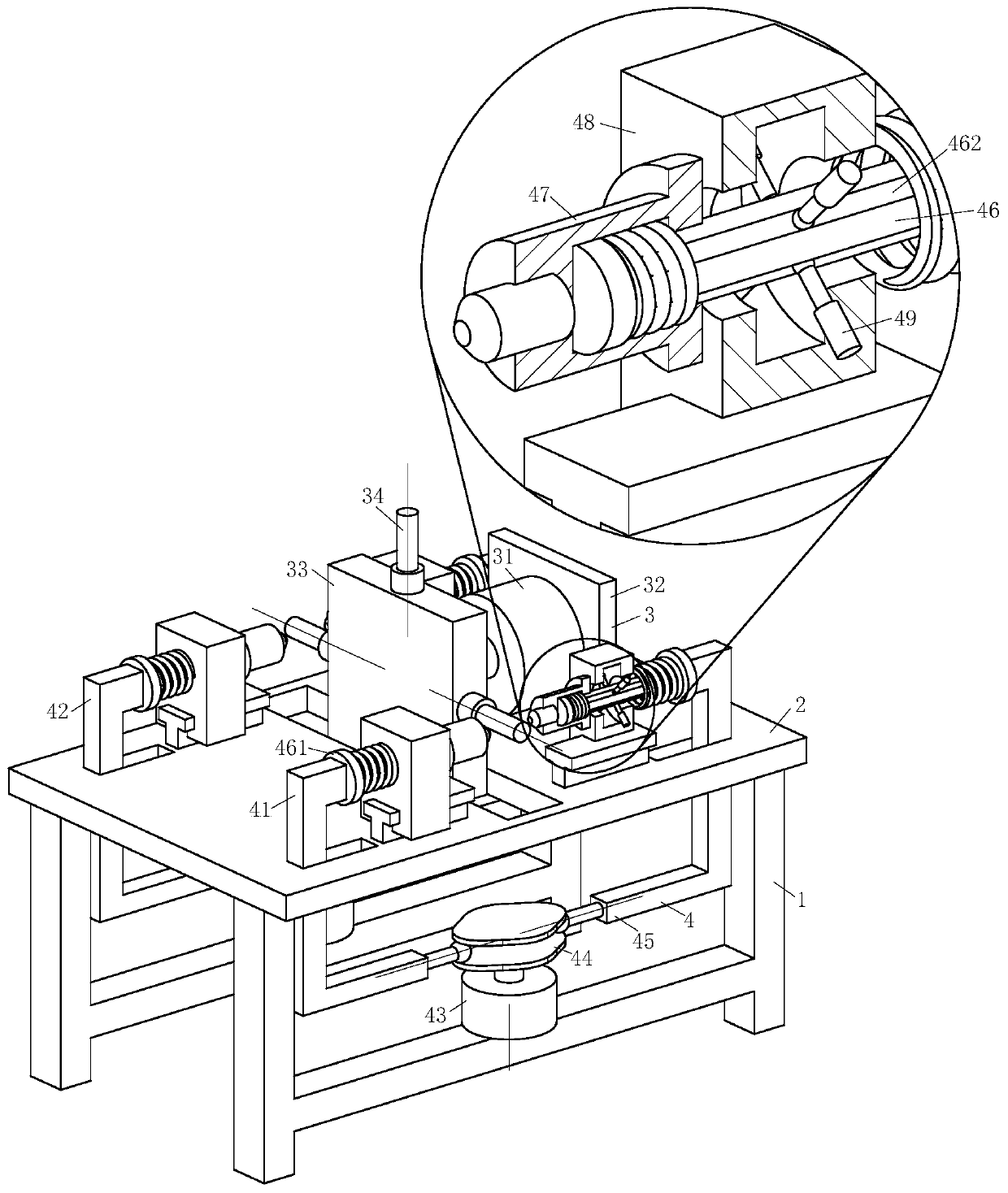 A hedge type multi-station hydraulic press