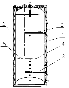 Multi-energy laminated inner container thermal storage tank