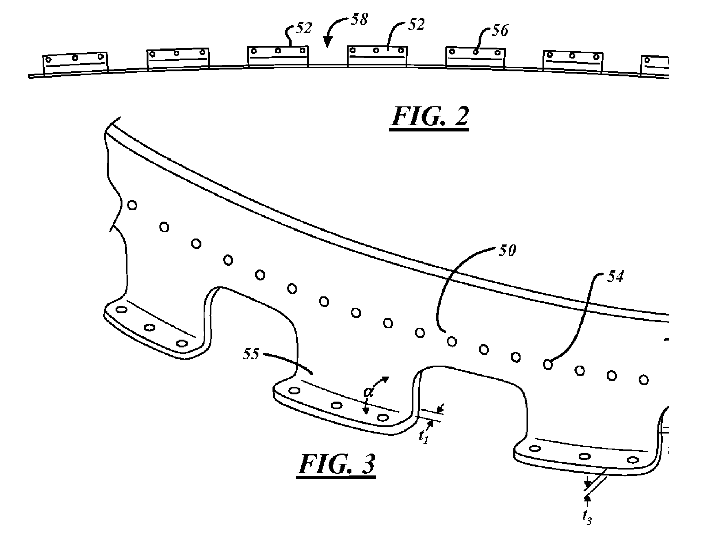 Method to control thickness in composite parts cured on closed angle tool