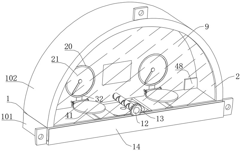 A car instrument mechanism for new energy vehicles