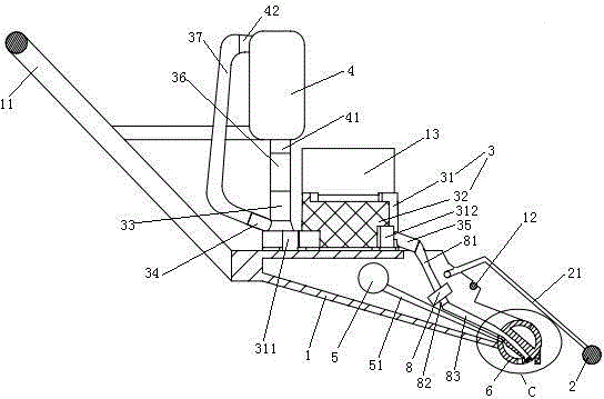 Automobile body color paint film thickness control method and protection film covering tool