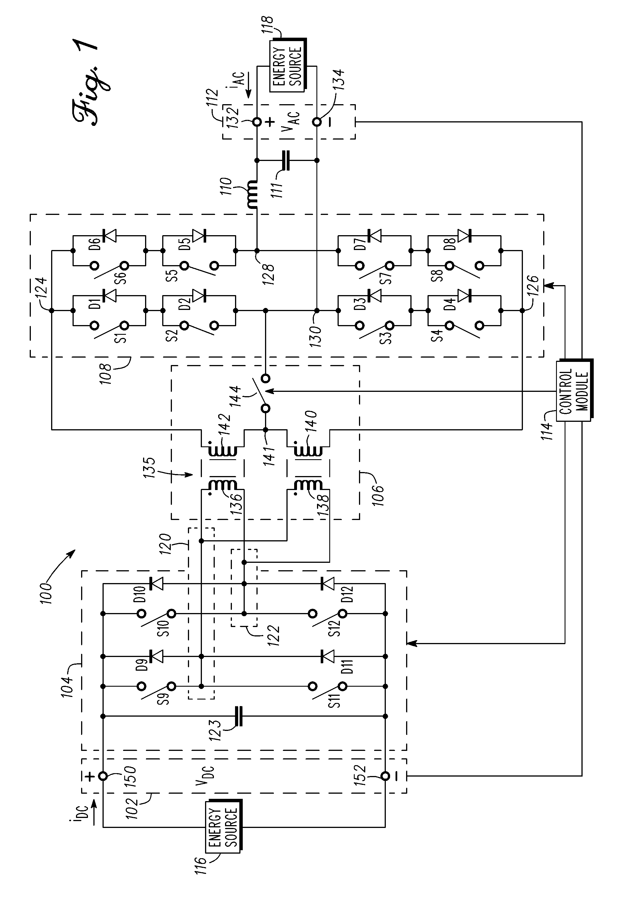 Systems and methods for bi-directional energy delivery with galvanic isolation