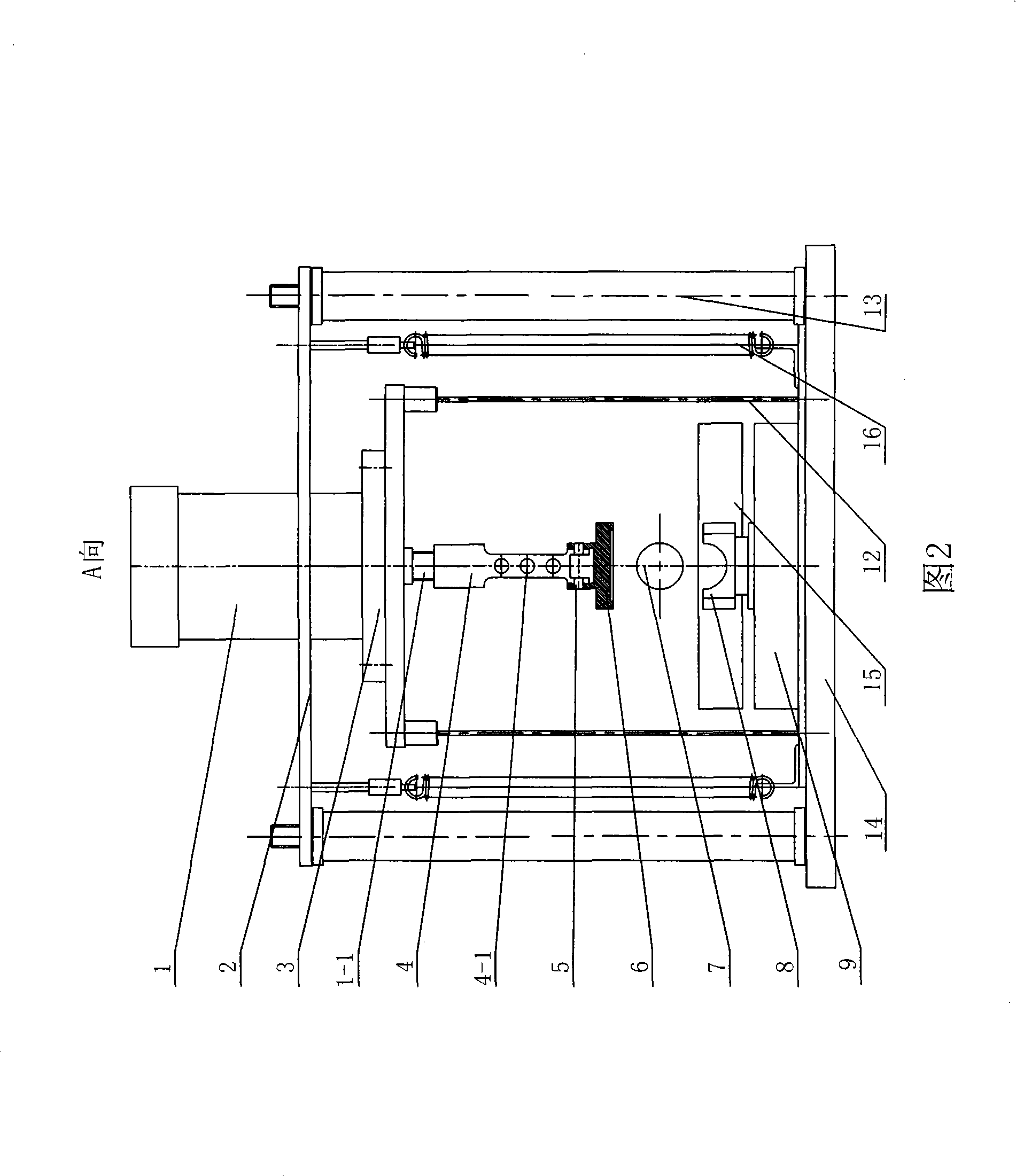 Electrode clamping and positioning device for bar heating