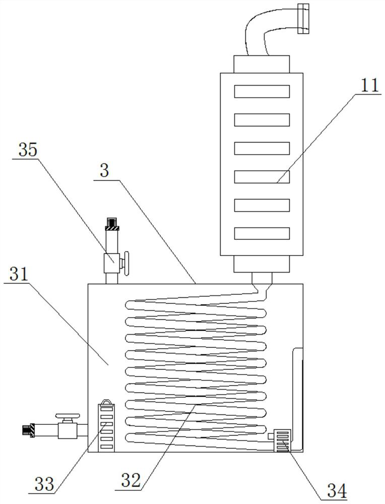 Integrated radiator used in oil-immersed power equipment