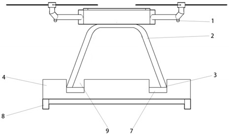 Vehicle-mounted unmanned aerial vehicle automatic take-off, landing and charging device, method, equipment and medium