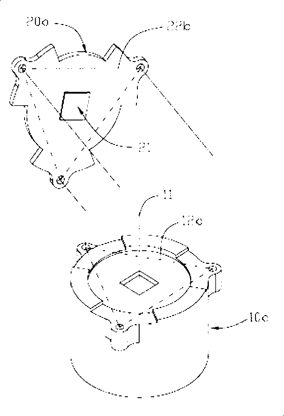 Camera module group combined method and camera module group