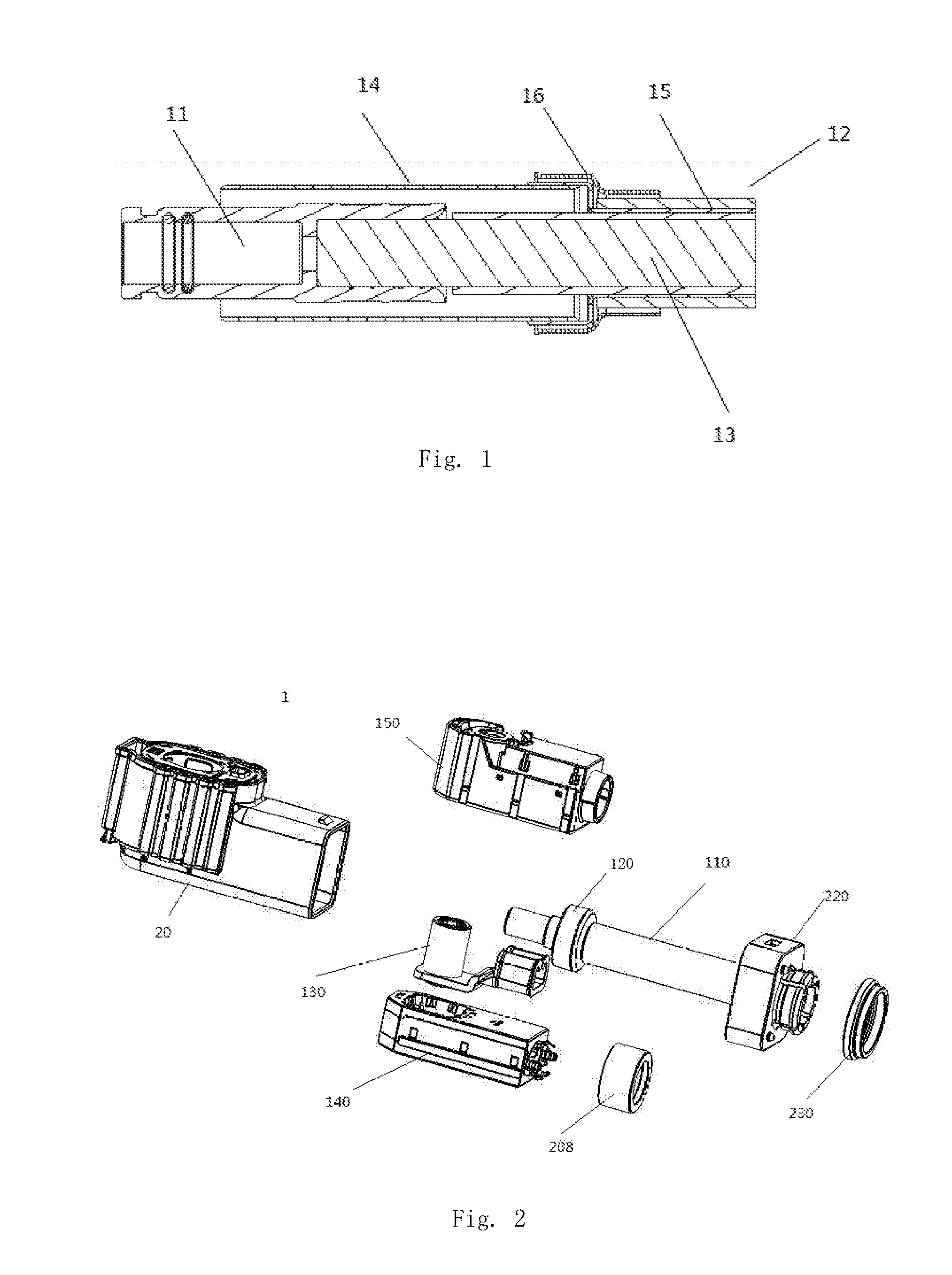 Terminal assembly with cable and connector assembly