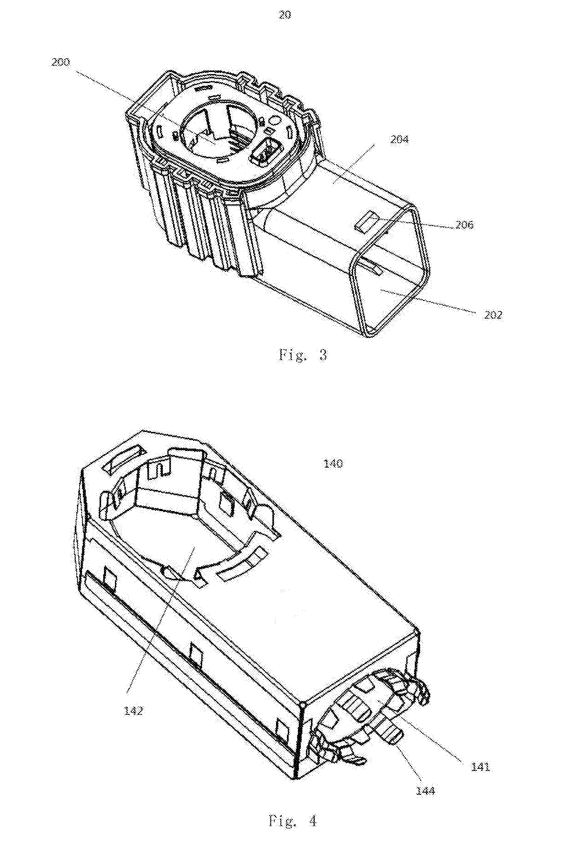 Terminal assembly with cable and connector assembly