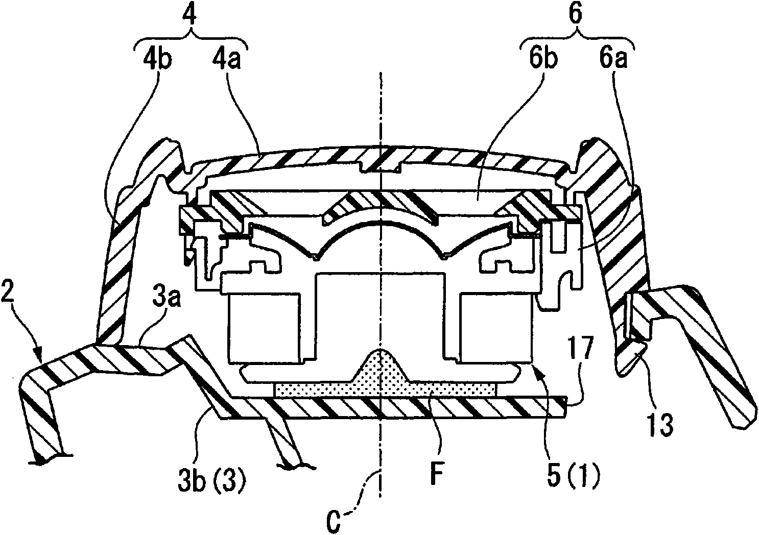 Loudspeaker mounting structure