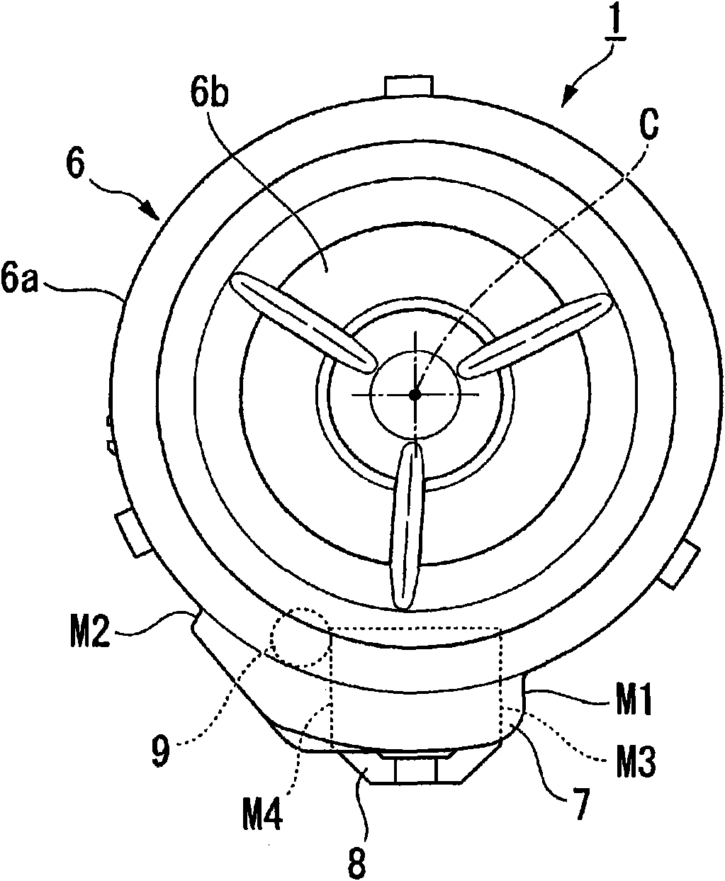 Loudspeaker mounting structure