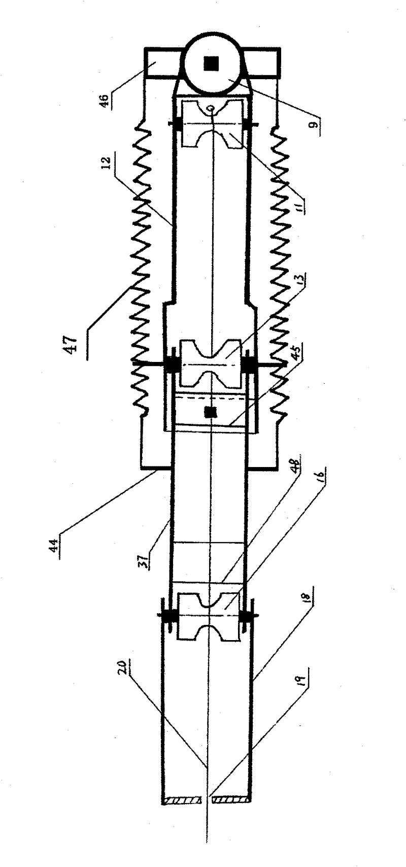 Manufacturing method of electric excavator device