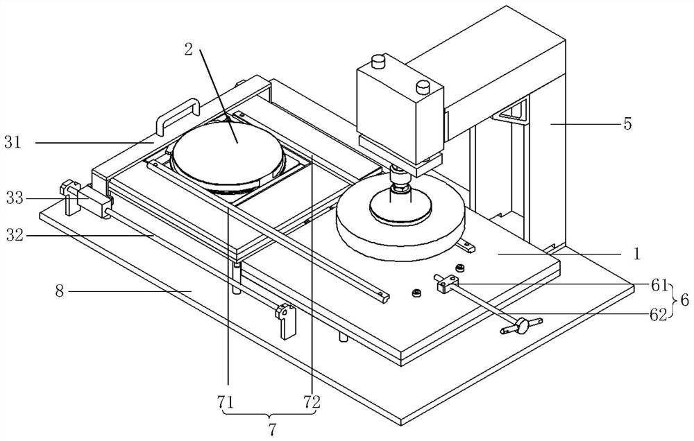 Device for wafer bonding and de-bonding and wafer bonding and de-bonding method