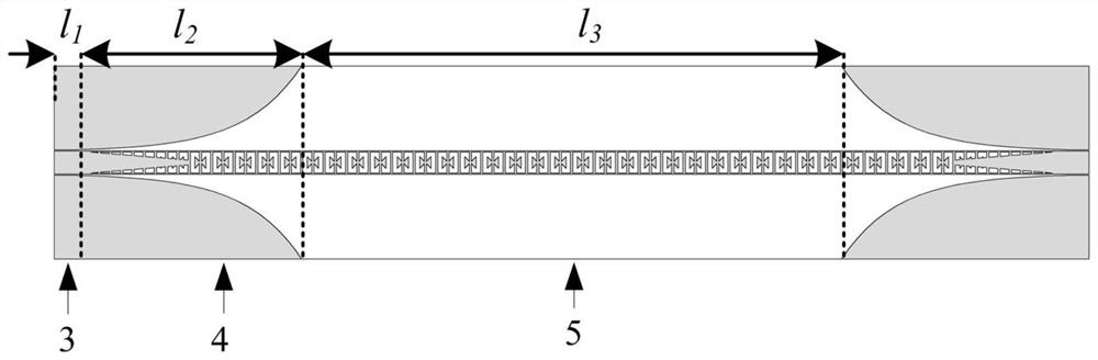 A compact x-shaped artificial surface plasmon waveguide