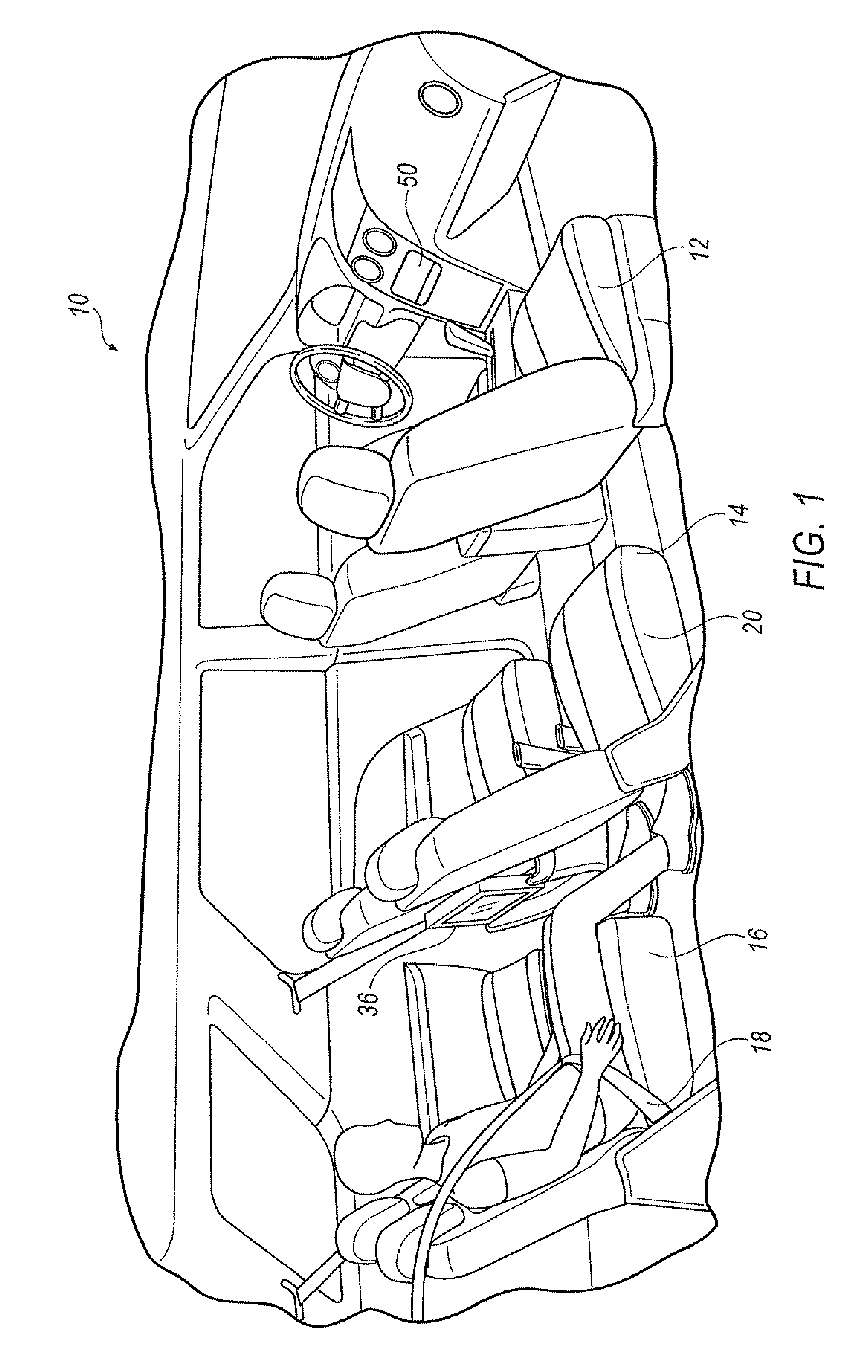 Method and system for integrated media and vehicle seat belt monitoring