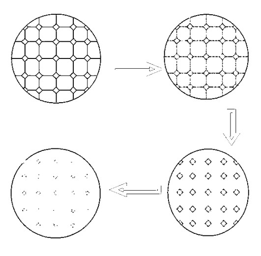 Adamas wafer and production method thereof