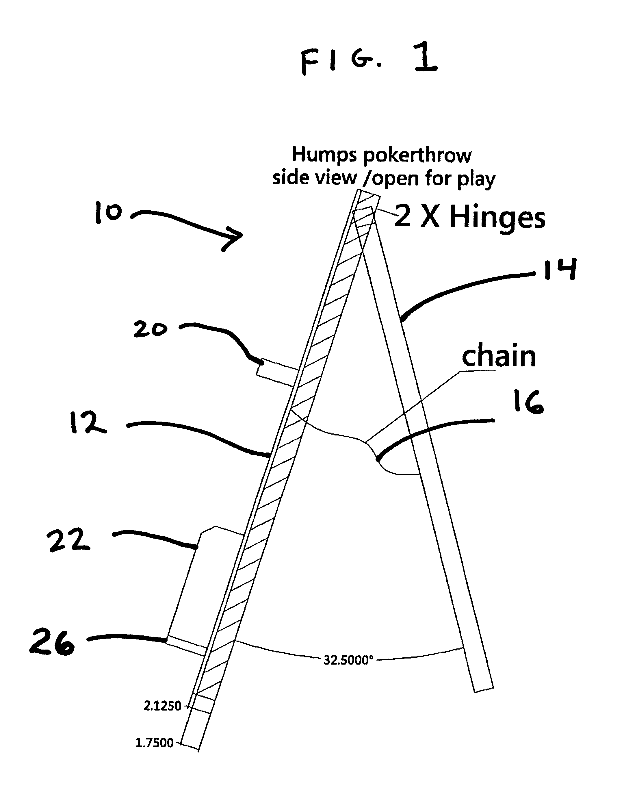 Method and apparatus for poker bag toss game