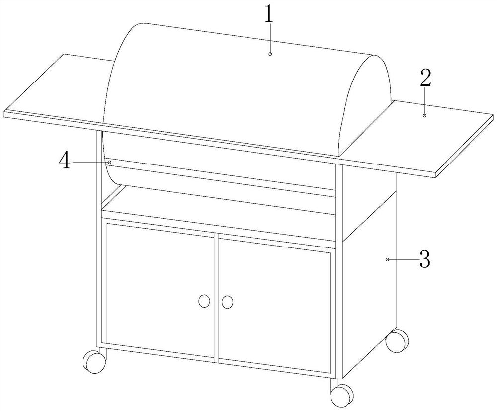 A drying system for non-woven fabric processing