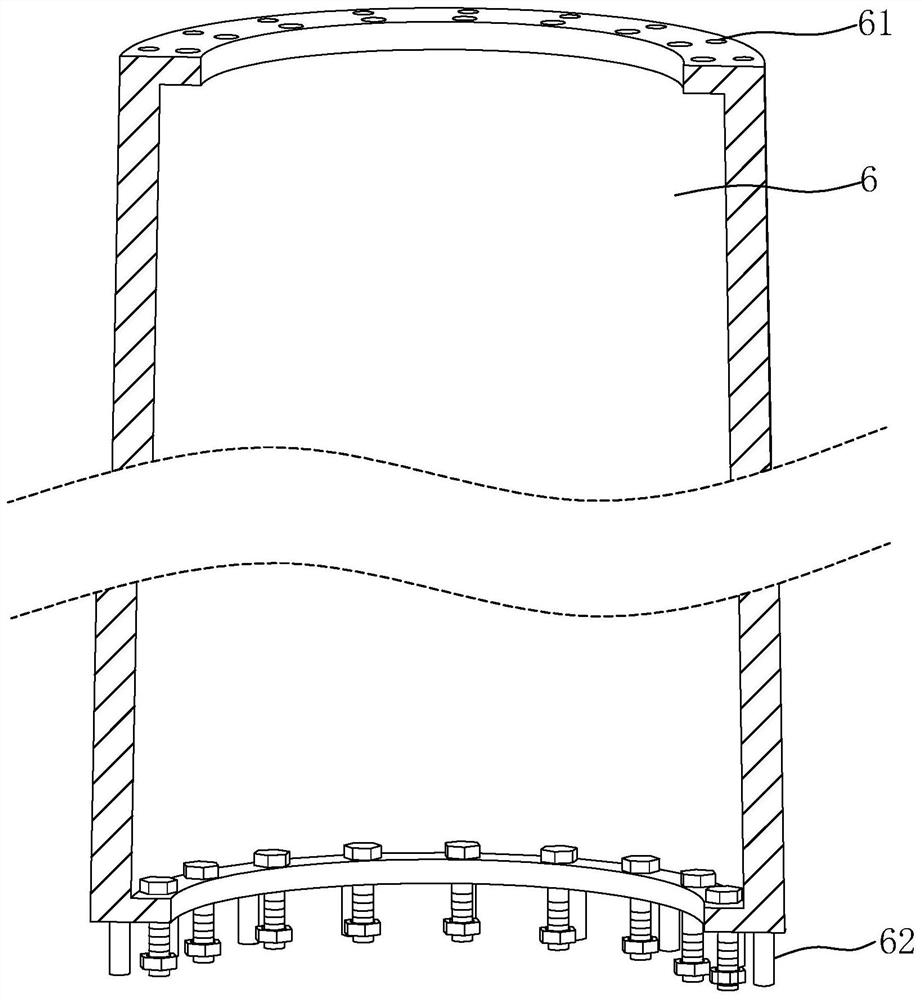 Automobile crane lifting appliance used for wind driven generator mounting