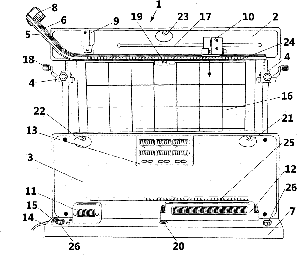 Horizontal-casting sectional demonstration experimental device and experimental method thereof