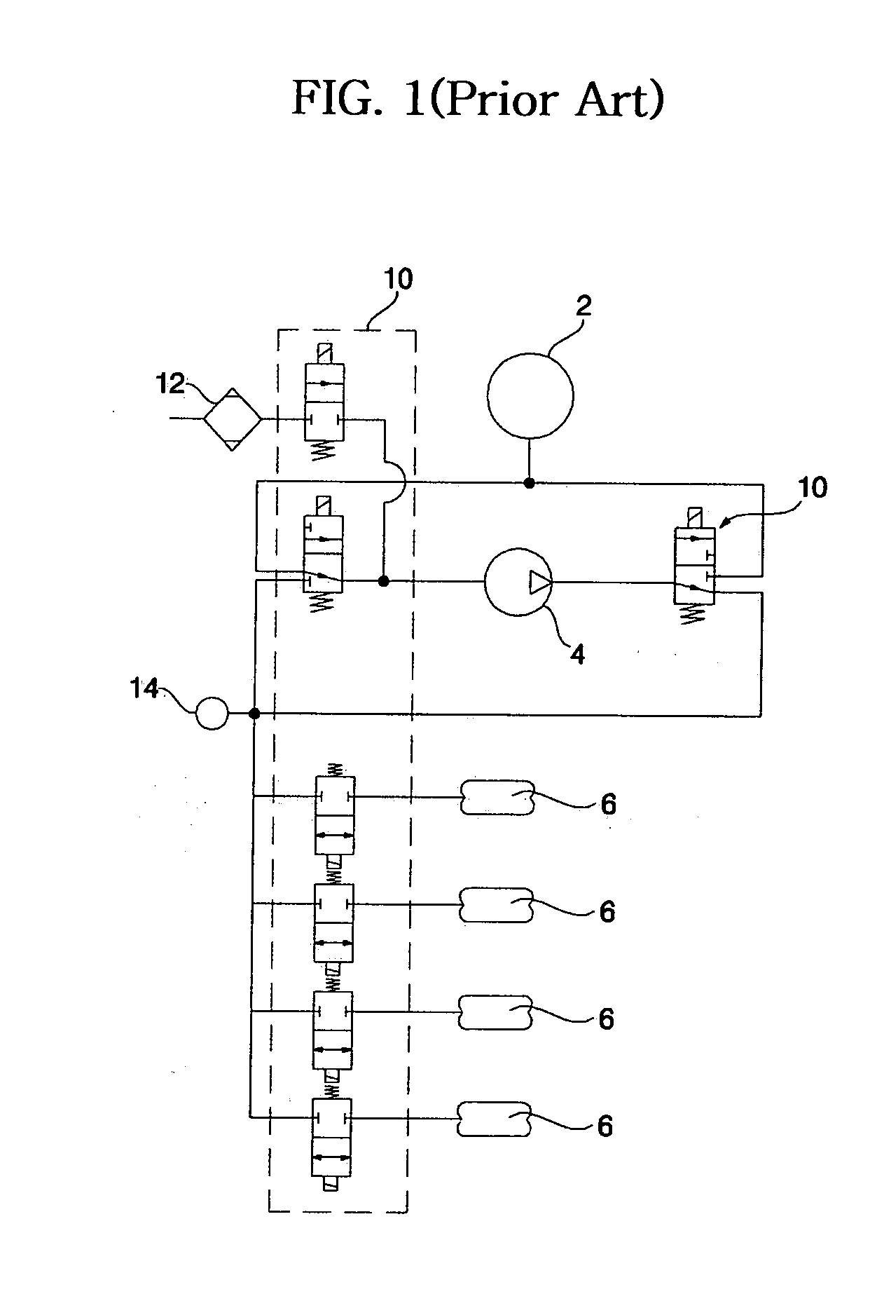 Air suspension system for vehicle