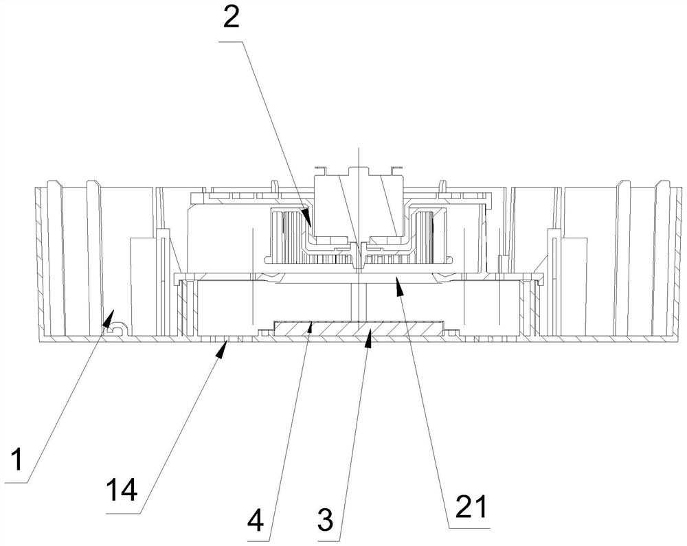 Noise reduction structure for intelligent trash can and intelligent trash can with noise reduction structure