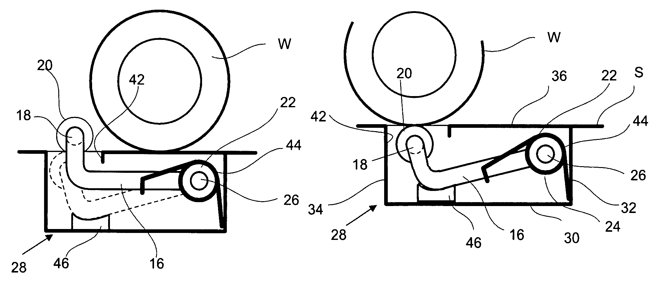 Road vehicle actuated energy device