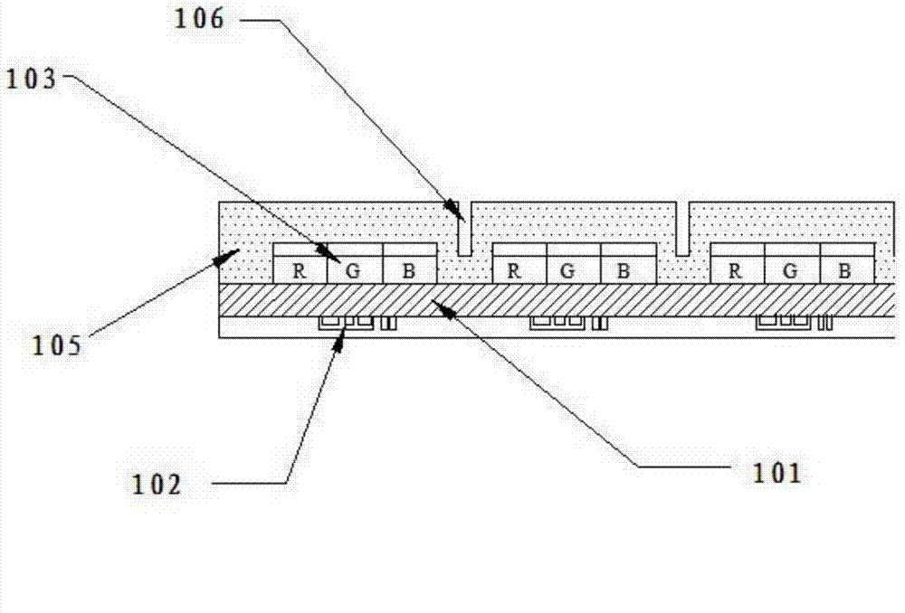 Light-emitting diode (LED) display screen and packaging method thereof
