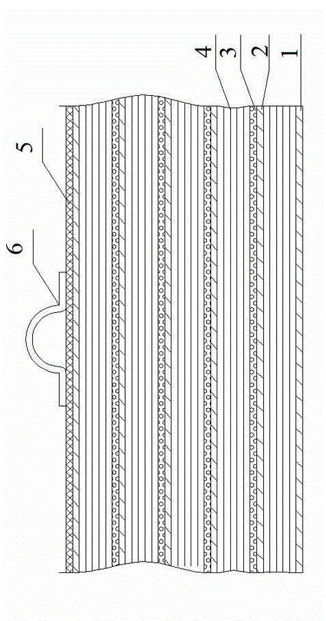 Manufacturing method of fiberglass base plate for mechanical property detection of coating