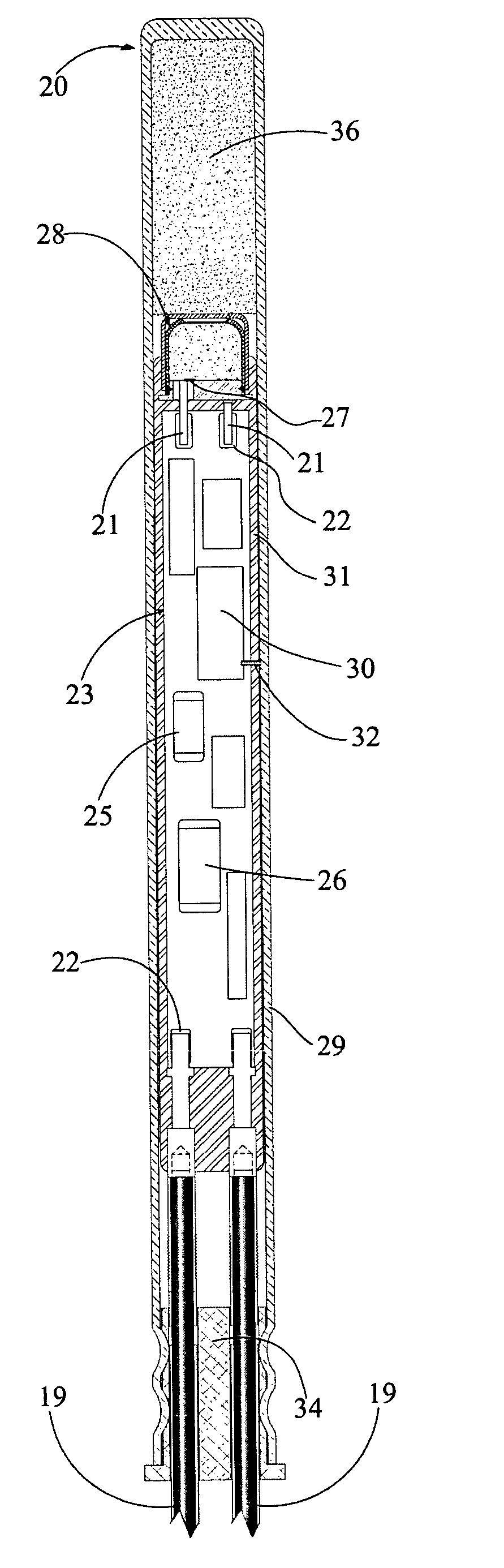 Status flags in a system of electronic pyrotechnic devices such as electronic detonators