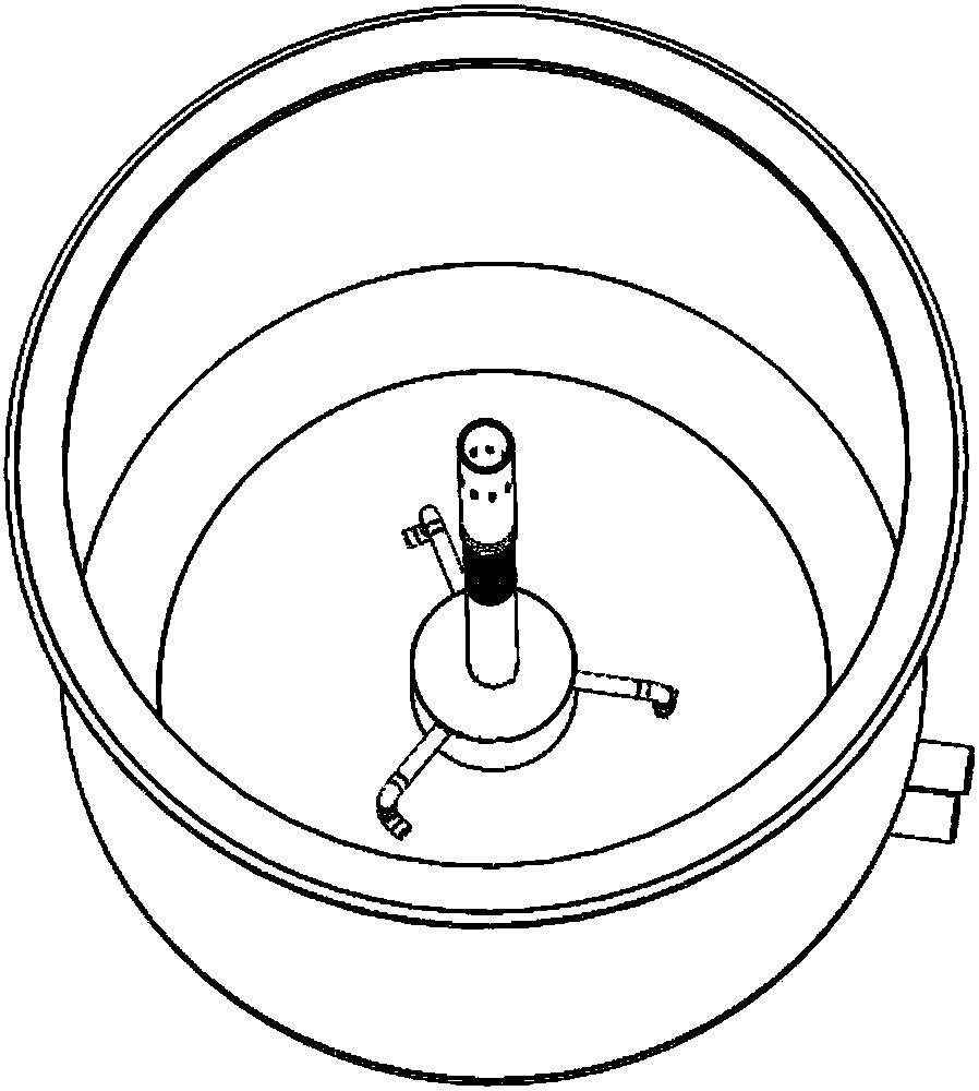 A split solid waste separation culture pond