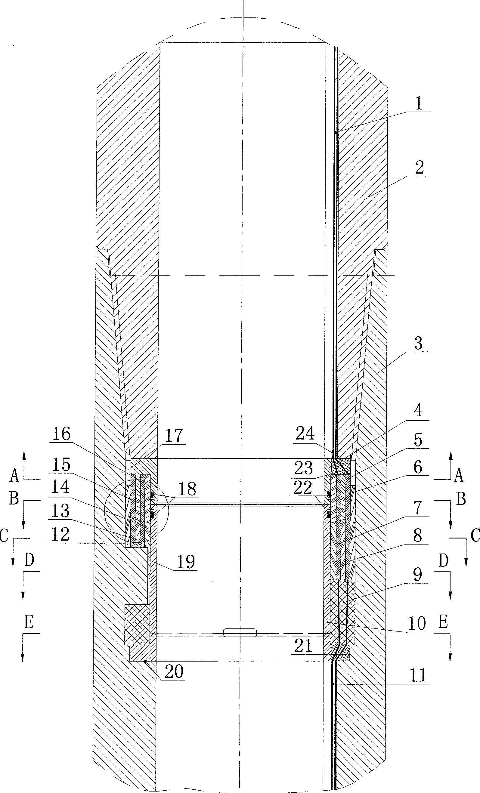 Intelligent drilling rod compensation-type electric joint