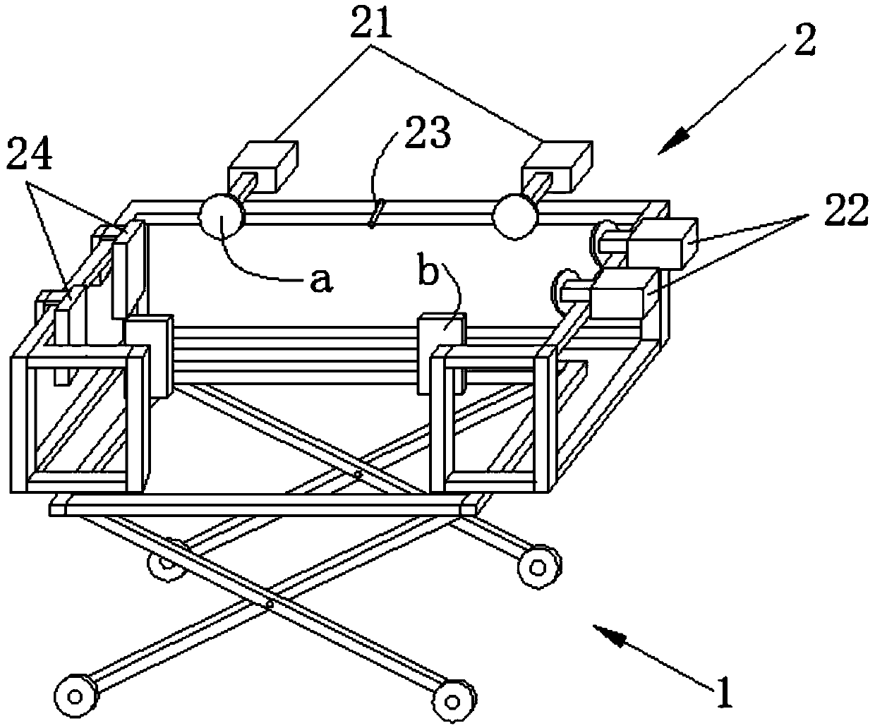 Material collecting mechanism of sanding machine