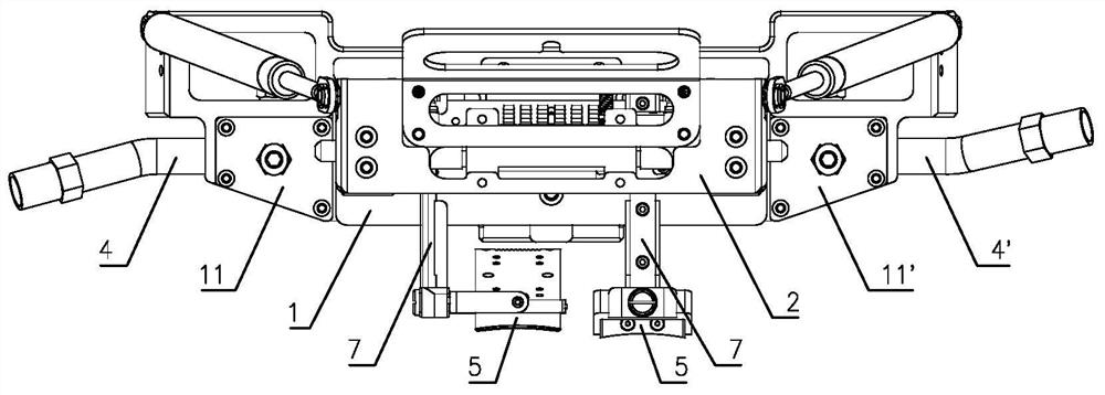 Scanner coupling water supply system