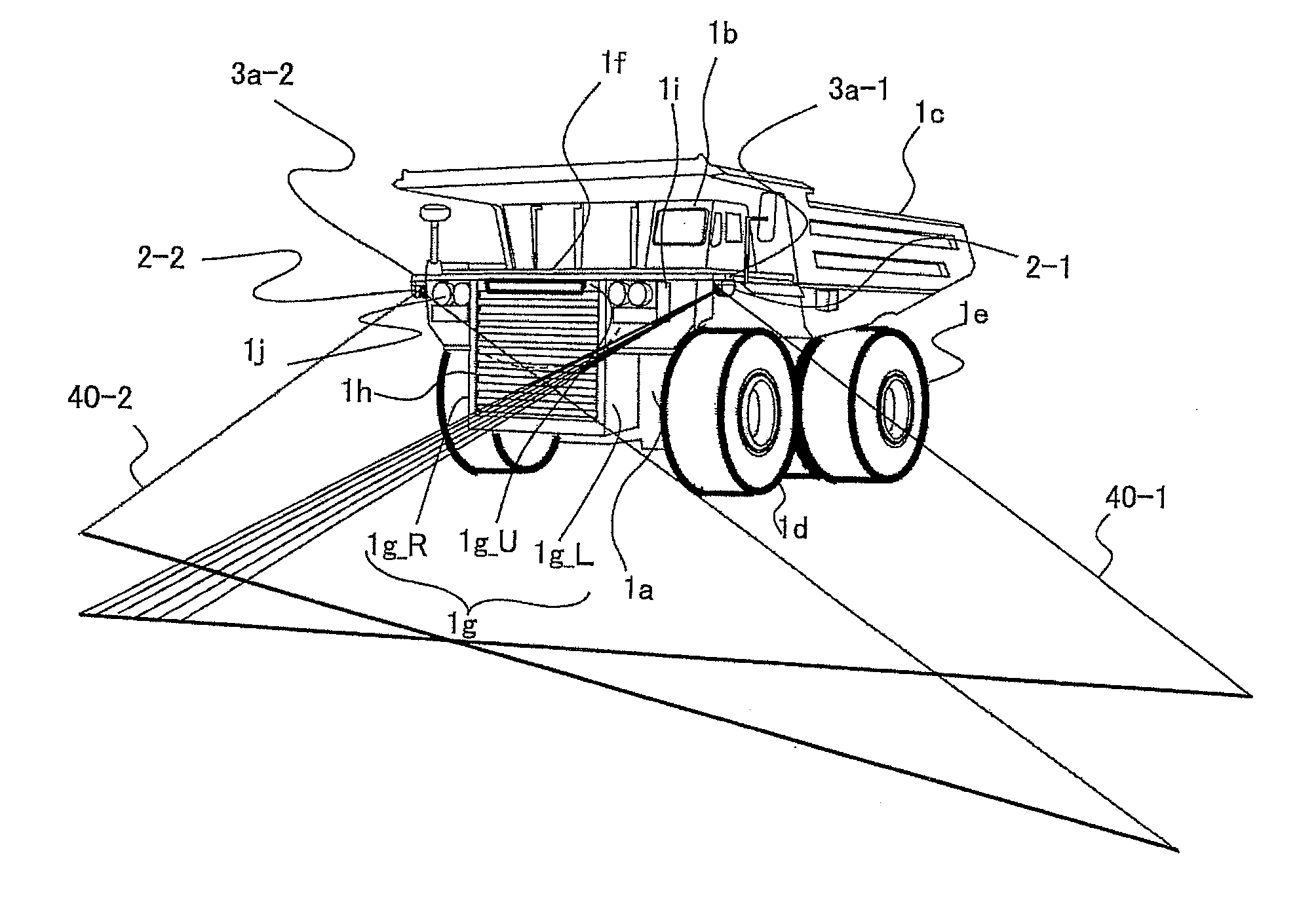 Periphetal object detection system and haulage vehicle