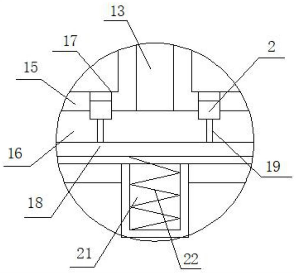 Preparation device of nano-zinc oxide loaded composite material