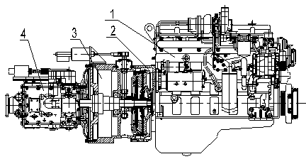 Method for integrating transmission system of hybrid vehicle and device