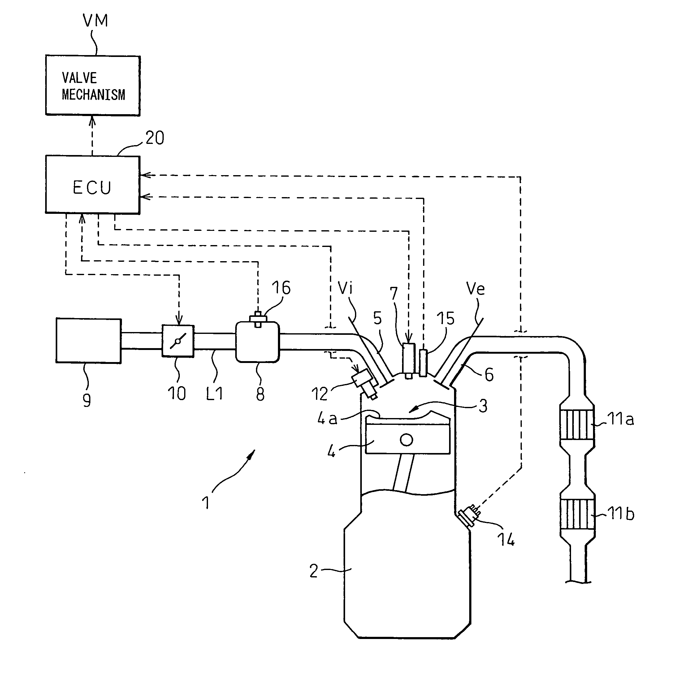 Control system and control method of internal combustion engine