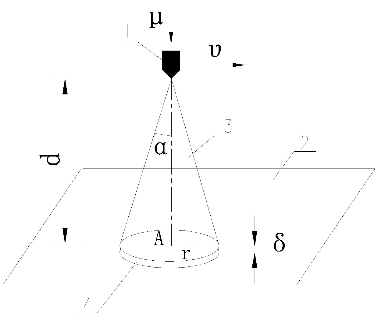 Setting method of robot spray gun trajectory in copper plate spraying operation