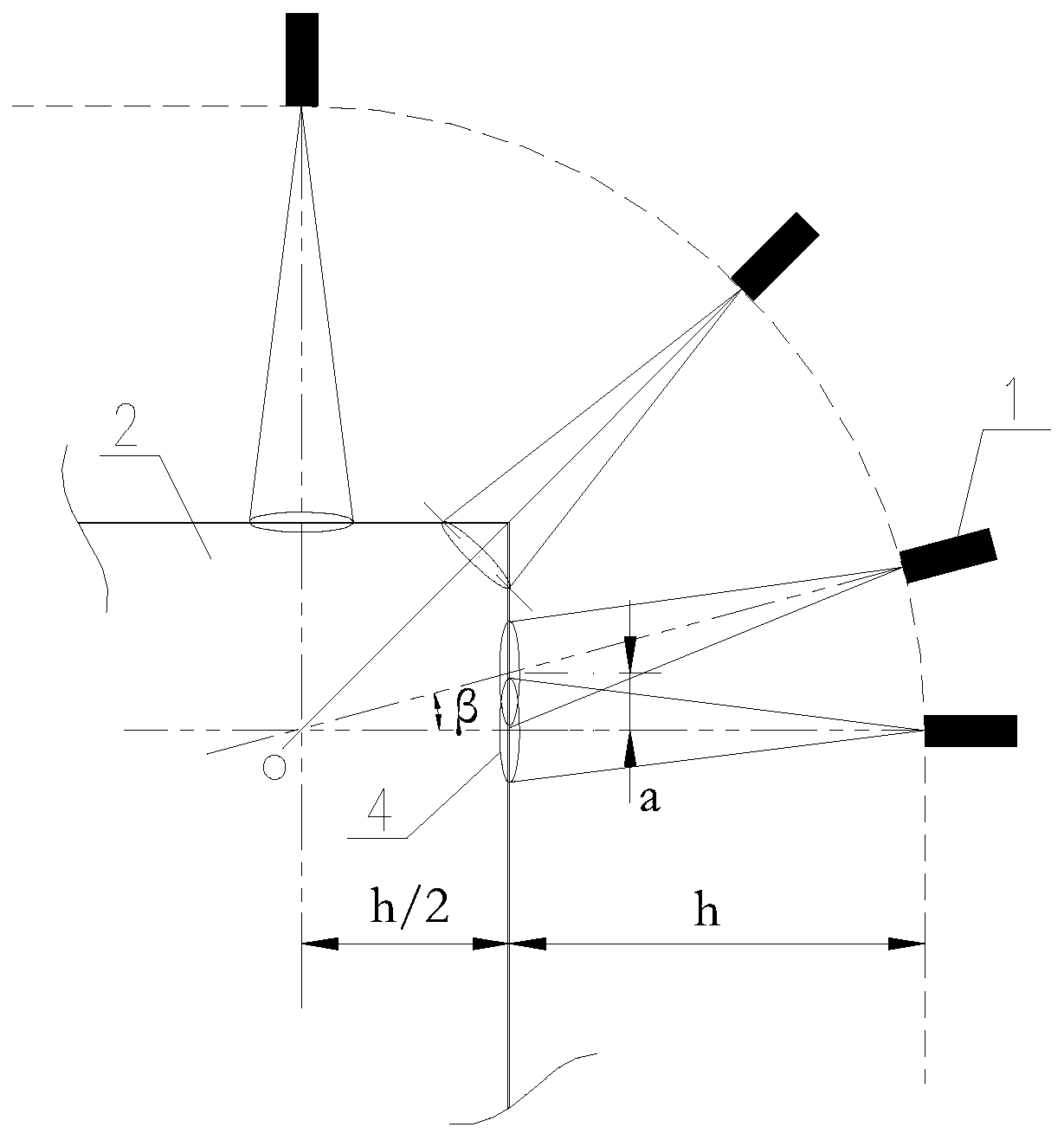 Setting method of robot spray gun trajectory in copper plate spraying operation