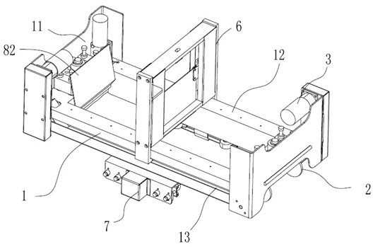 An automatic plastering machine for the upper surface of wall tiles