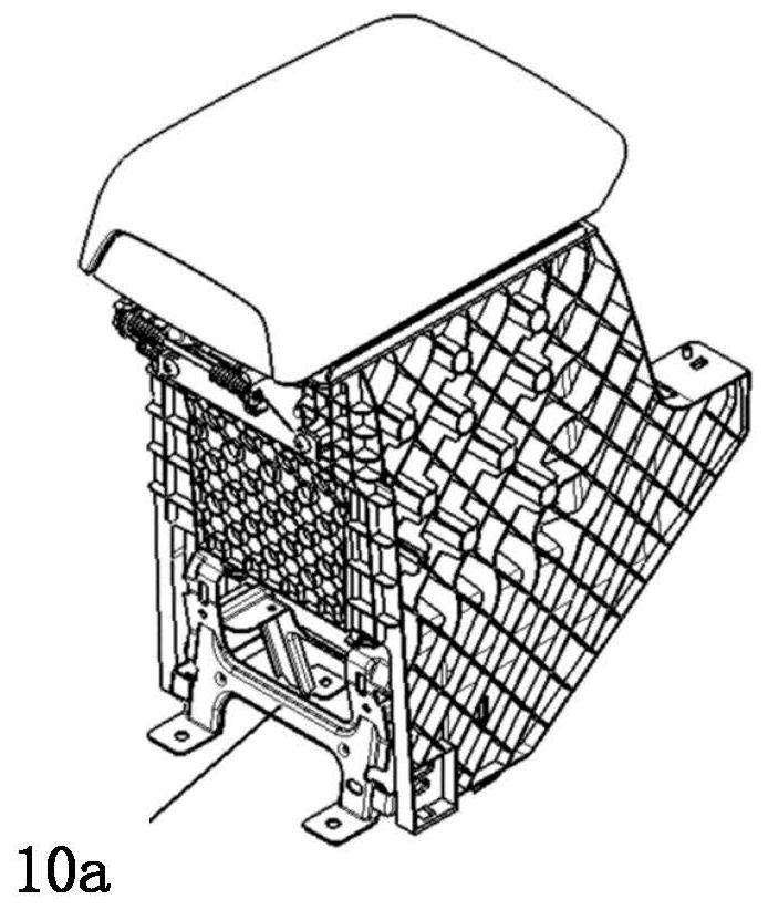 A rear fixing bracket for a large-sized sub-instrument panel