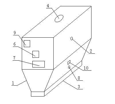 Glass microballoon manufacturing device and preparation method thereof