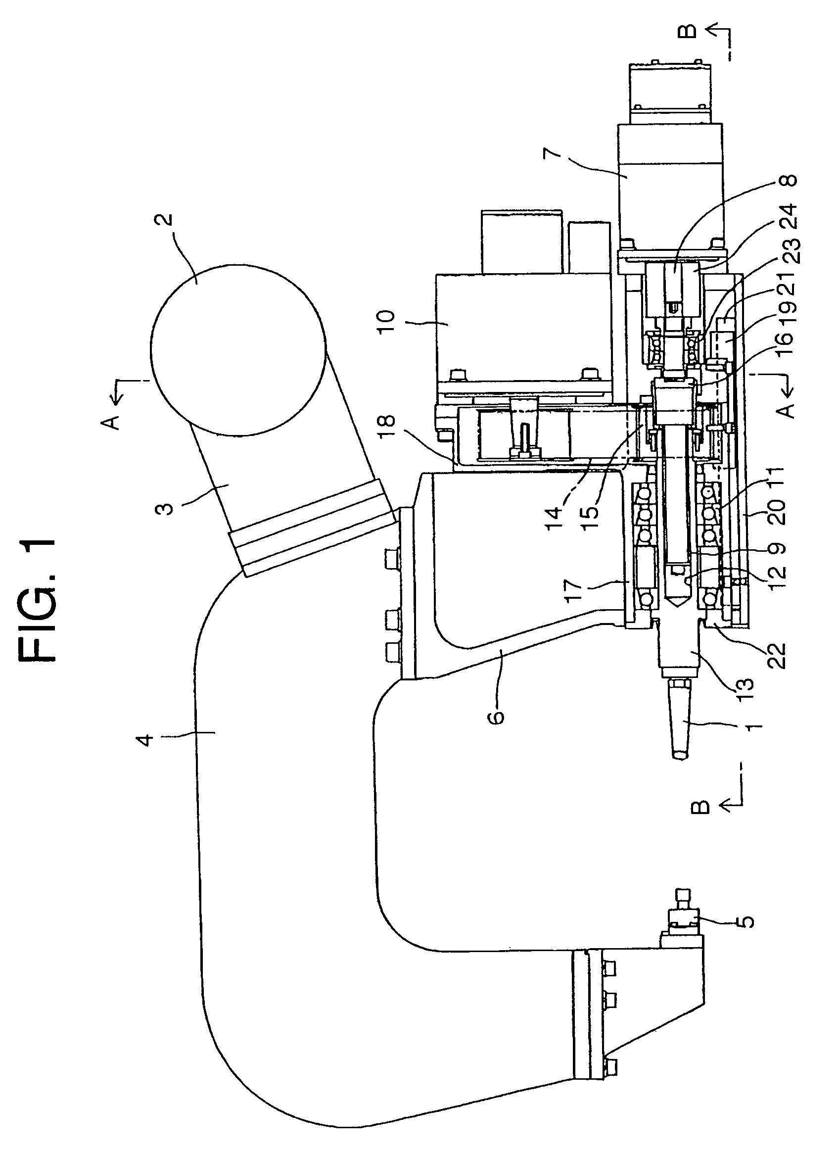 Friction stir spot joining device