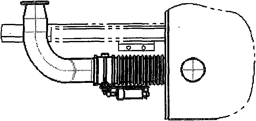 Method for maintaining normal unloading of mining dump truck in winter and exhaust and heating system