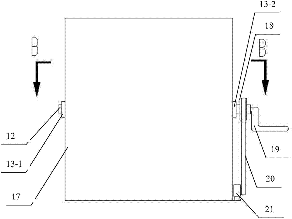 A device for cleaning and collecting chalk dust on a blackboard