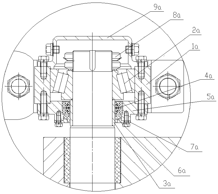 Vertical mill with double oscillating device