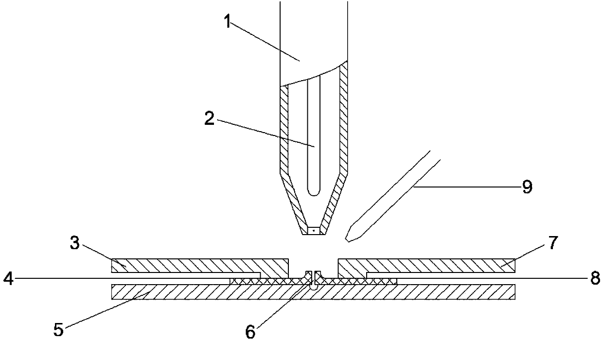 Micro-plasma arc welding method for molybdenum rhenium alloy foil